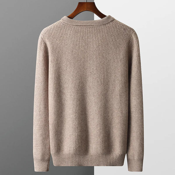 Wool Cashmere Polo Neck Sweater